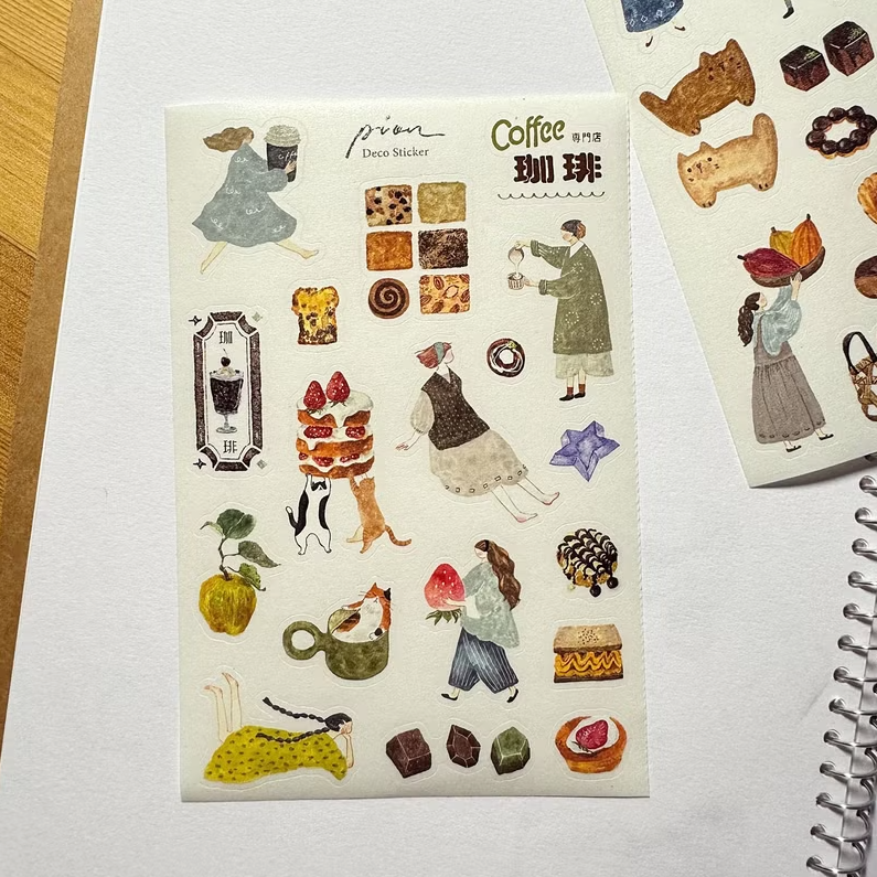 Pion Die-cut Stickers - Candy
