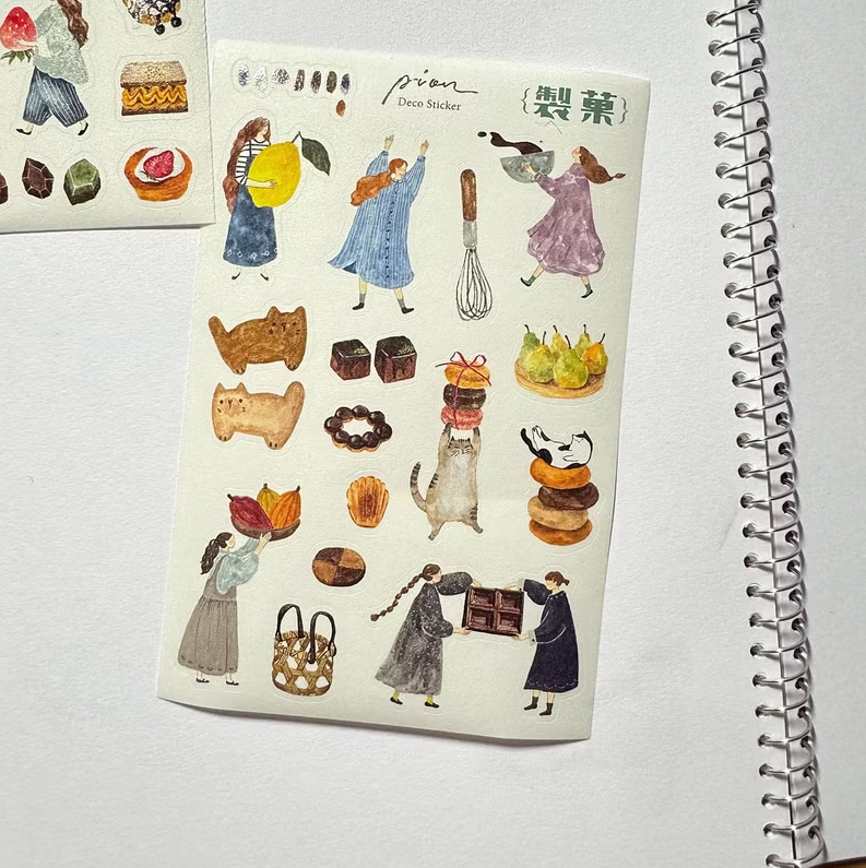 Pion Die-cut Stickers - Candy