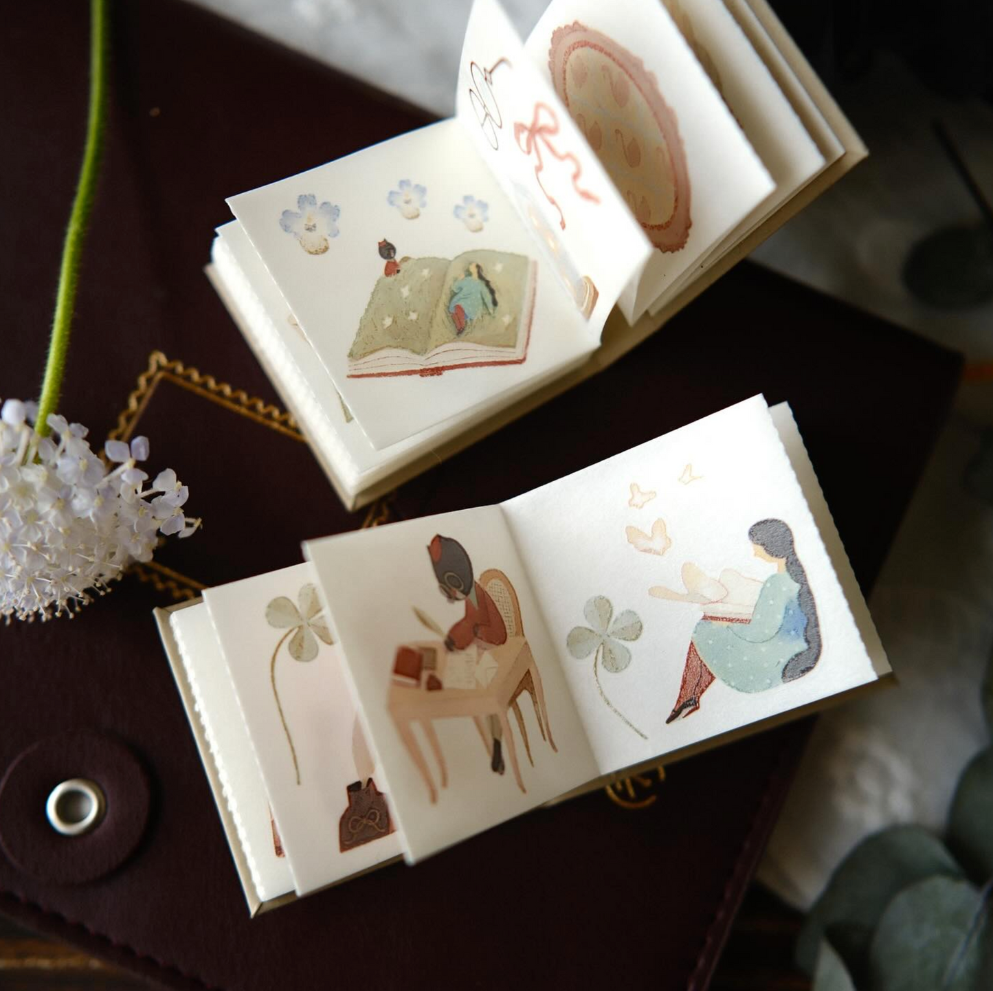 Teayou Kiss Cut Sticker Book - The Enchanted Library