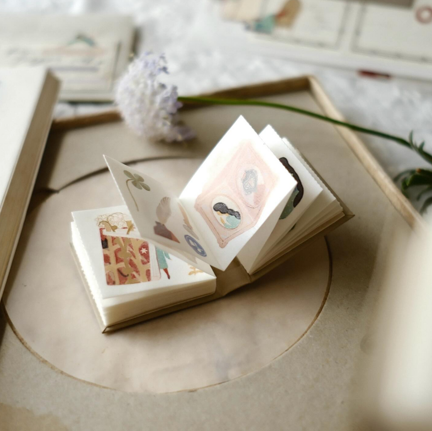 Teayou Kiss Cut Sticker Book - The Enchanted Library