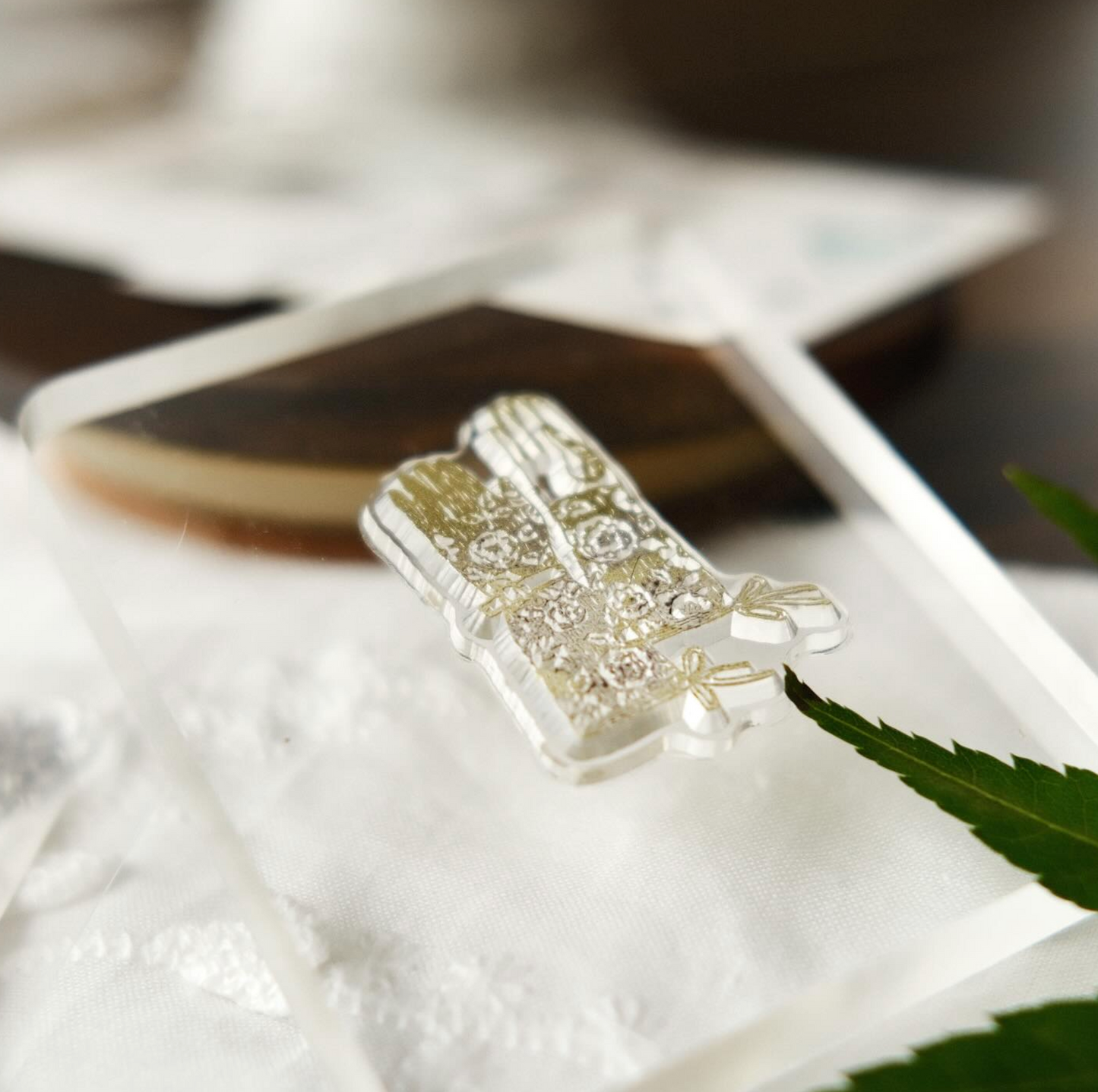 Teayou Crystal seal Clear Stamp Set