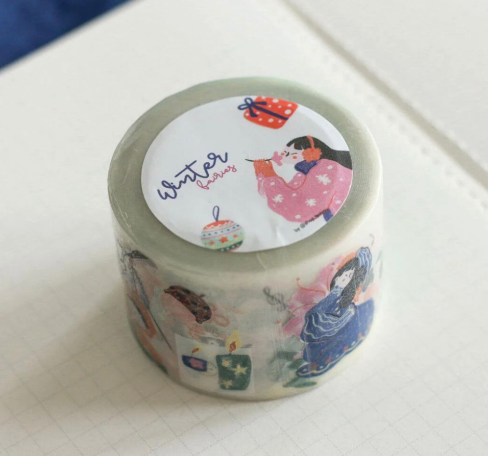 Teayou Kiss Cut PET Tape - Summer and Winter Fairies