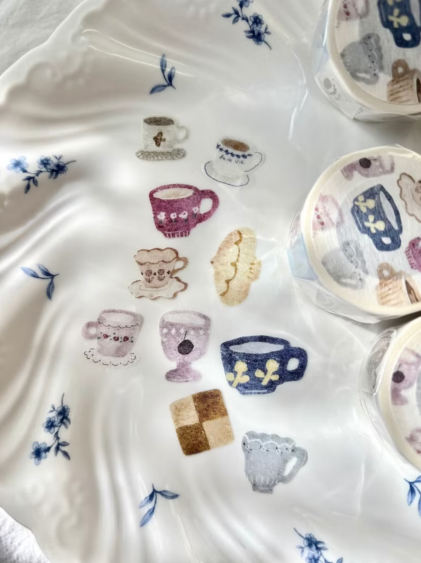 Pion Die-cut Washi Tape - Afternoon Tea