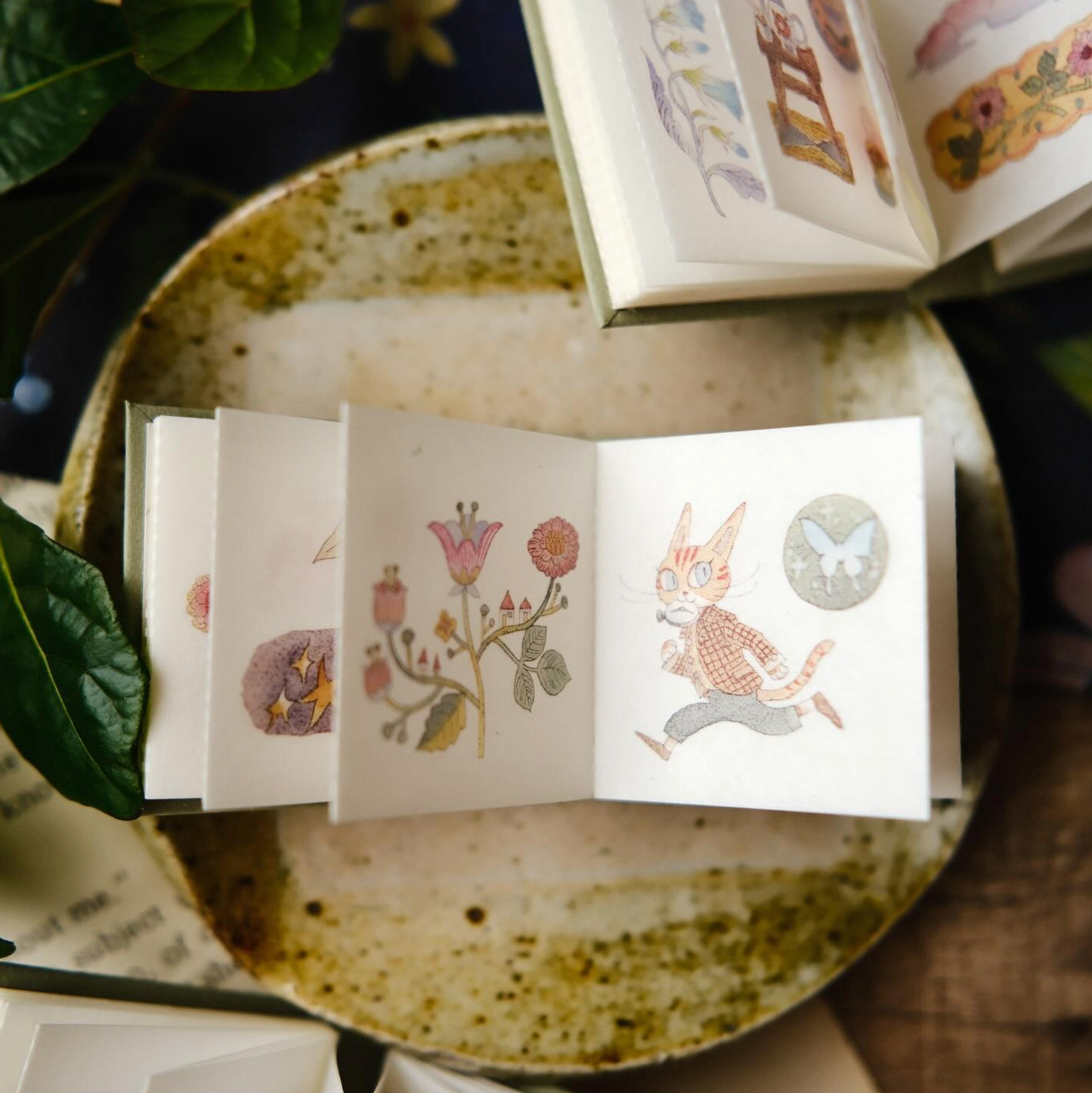 Teayou Kiss Cut Sticker Book - The Wandering Garden