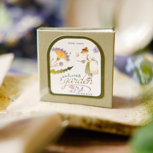 Teayou Kiss Cut Sticker Book - The Wandering Garden