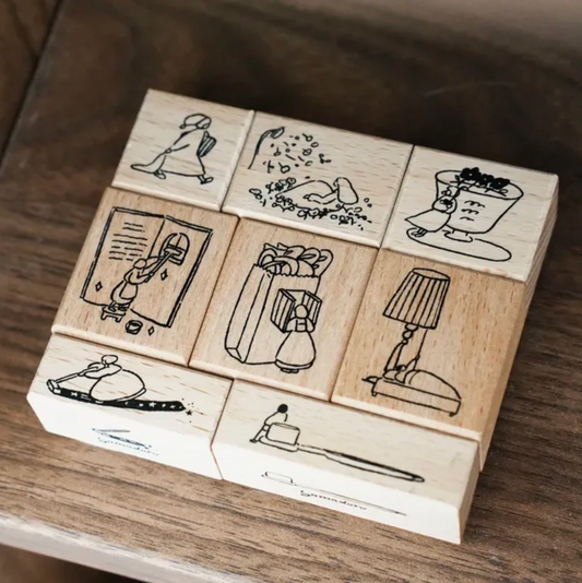 Yamadoro Night's Embrace Rubber Stamp Collection