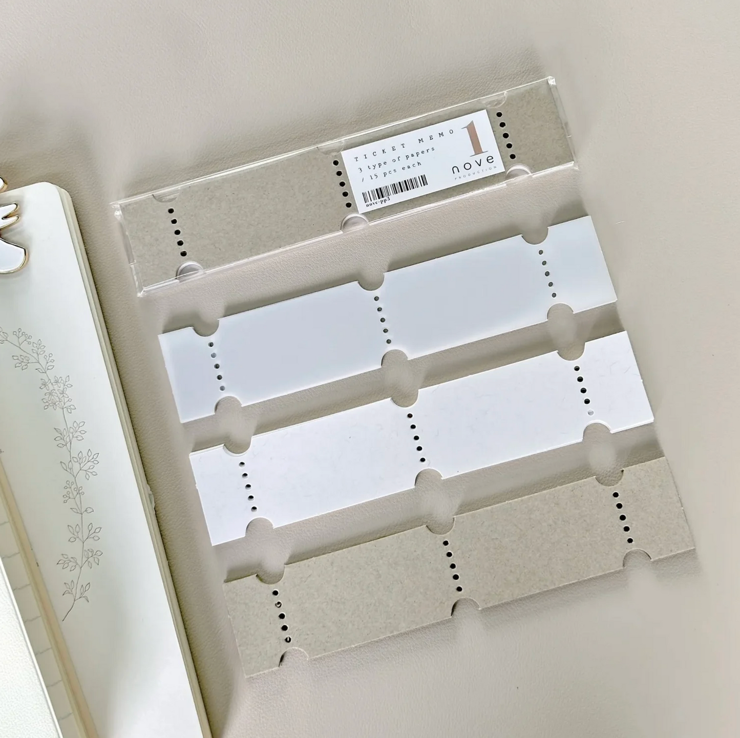 Nove Ticket Memo Sheets - Jourt'aime