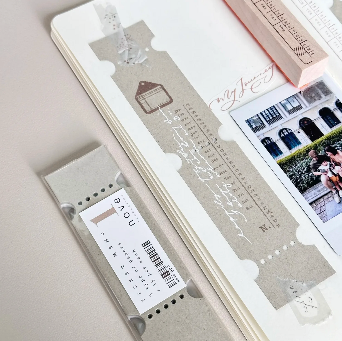 Nove Ticket Memo Sheets - Jourt'aime