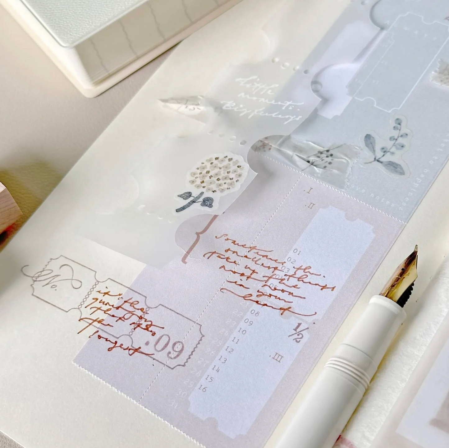 Nove Ticket Memo Sheets - Jourt'aime