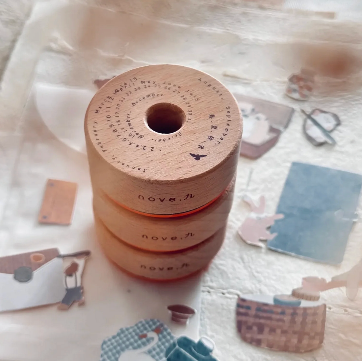 Nove Rubber Stamp Collection - a.round 0.3