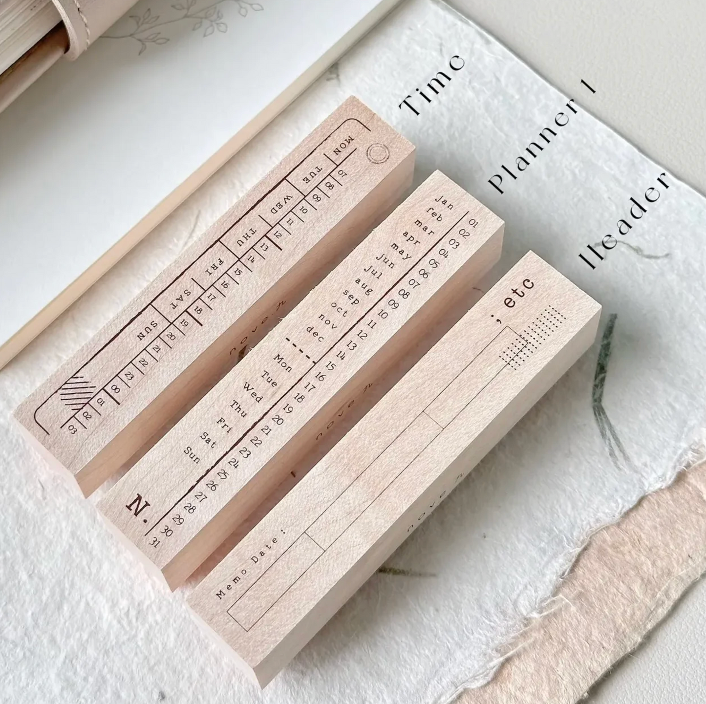 Nove Jourt'aime 2 Rubber Stamps