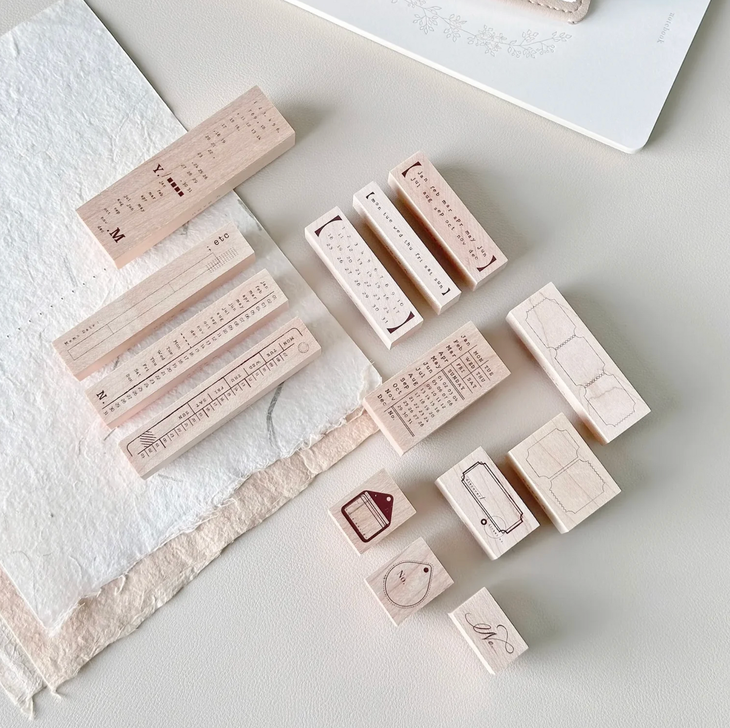 Nove Jourt'aime 2 Rubber Stamps