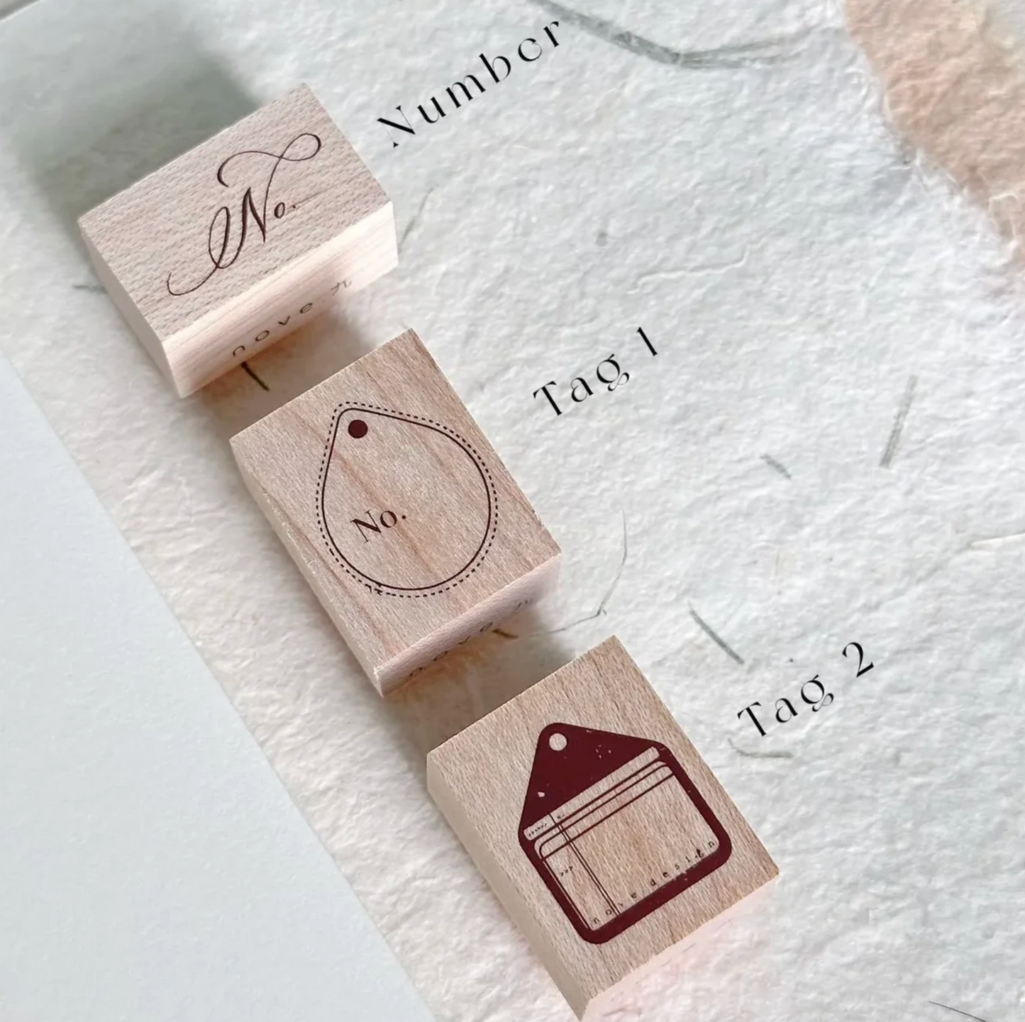 Nove Jourt'aime 2 Rubber Stamps