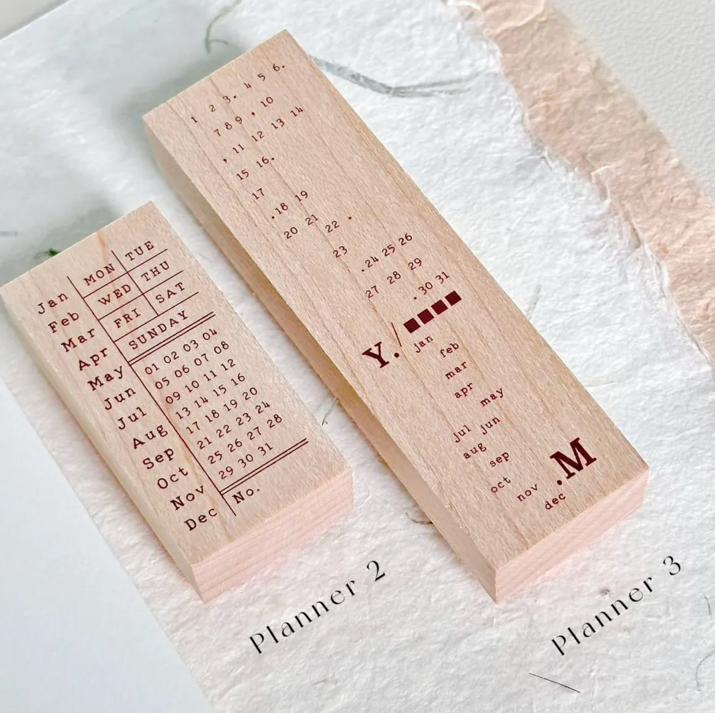 Nove Jourt'aime 2 Rubber Stamps