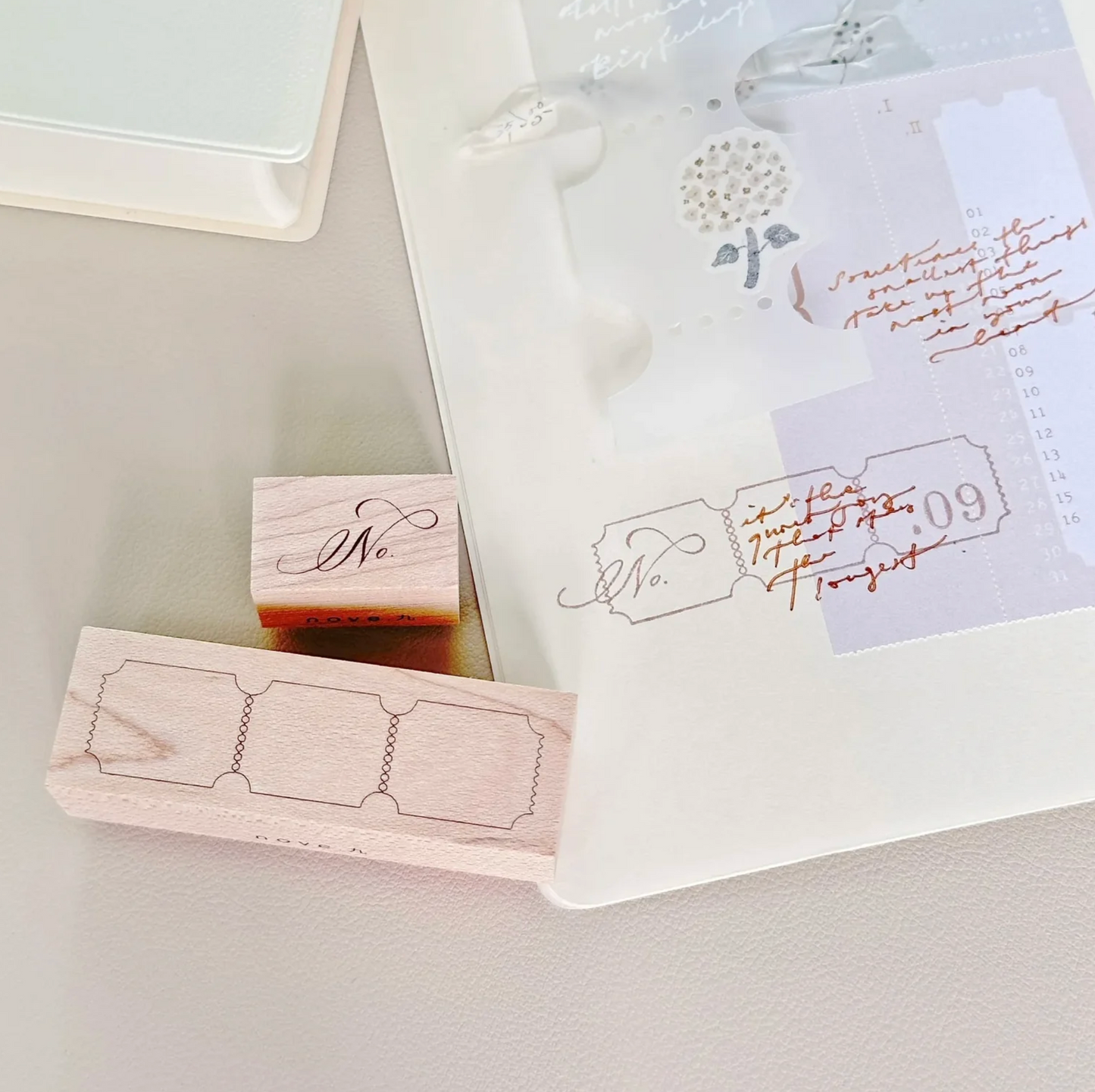 Nove Jourt'aime 2 Rubber Stamps