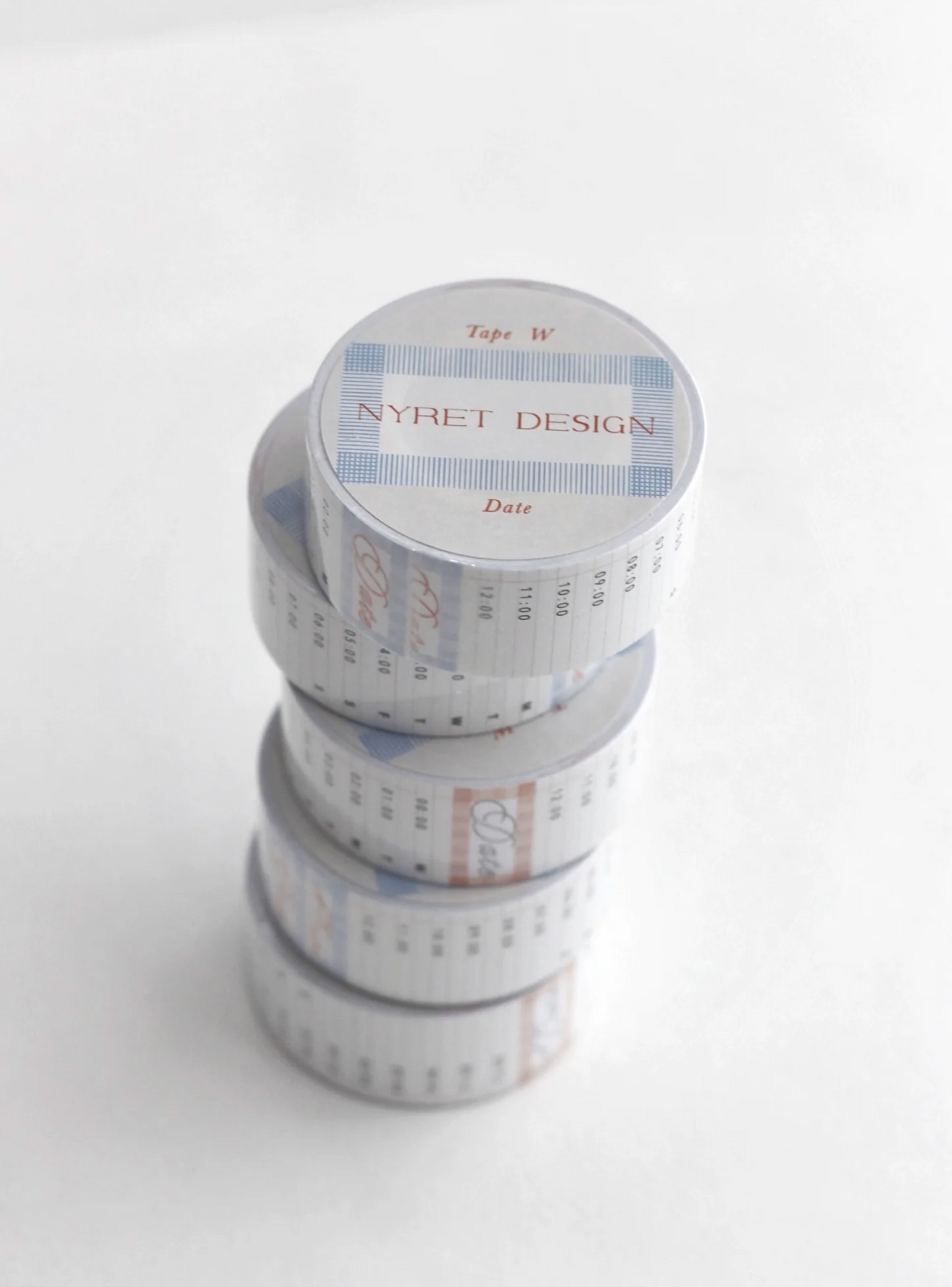 Nyret Washi Tape: Tape W - Date