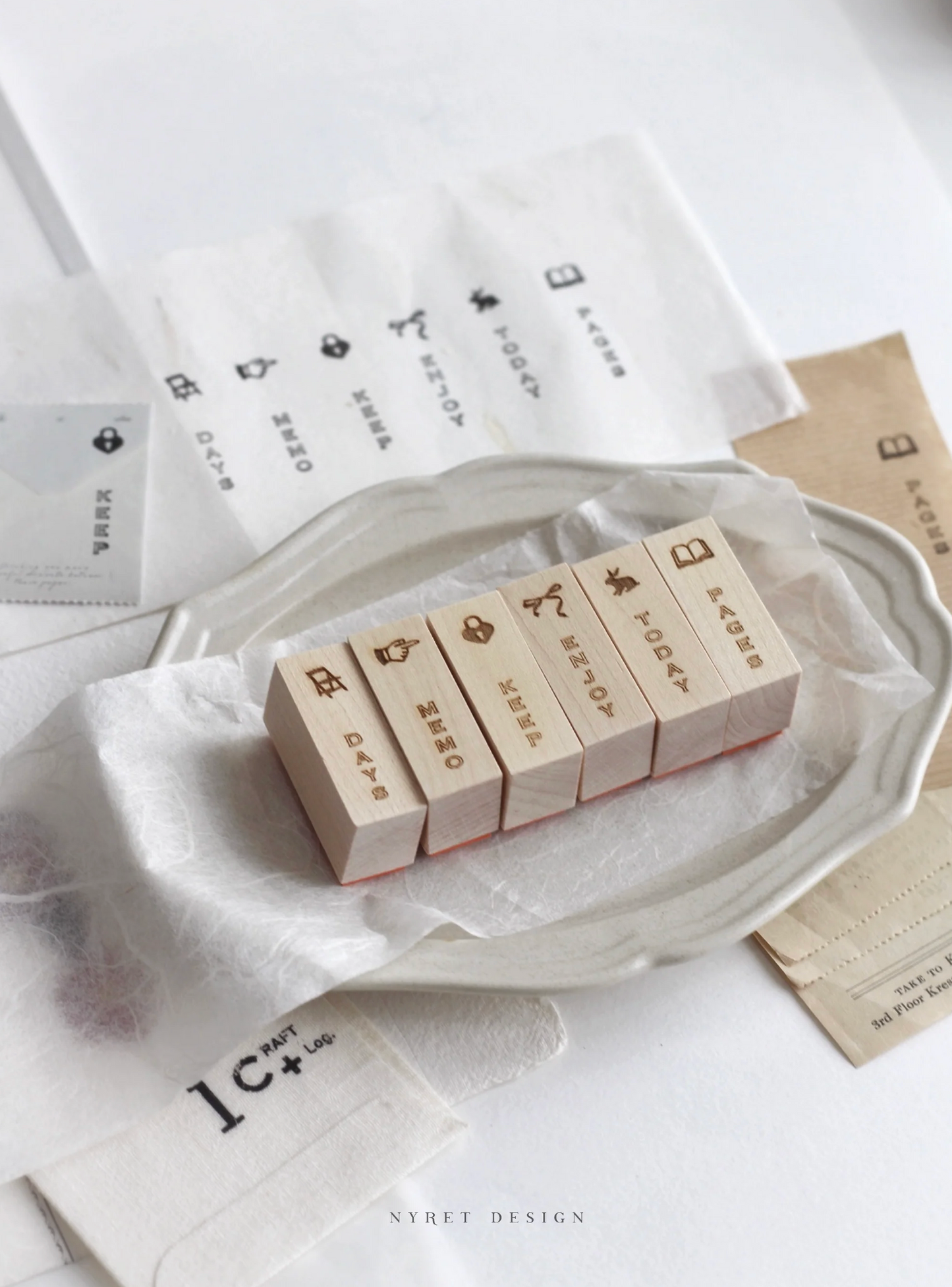 Nyret Rubber Stamps -  Vol 14 Words for days