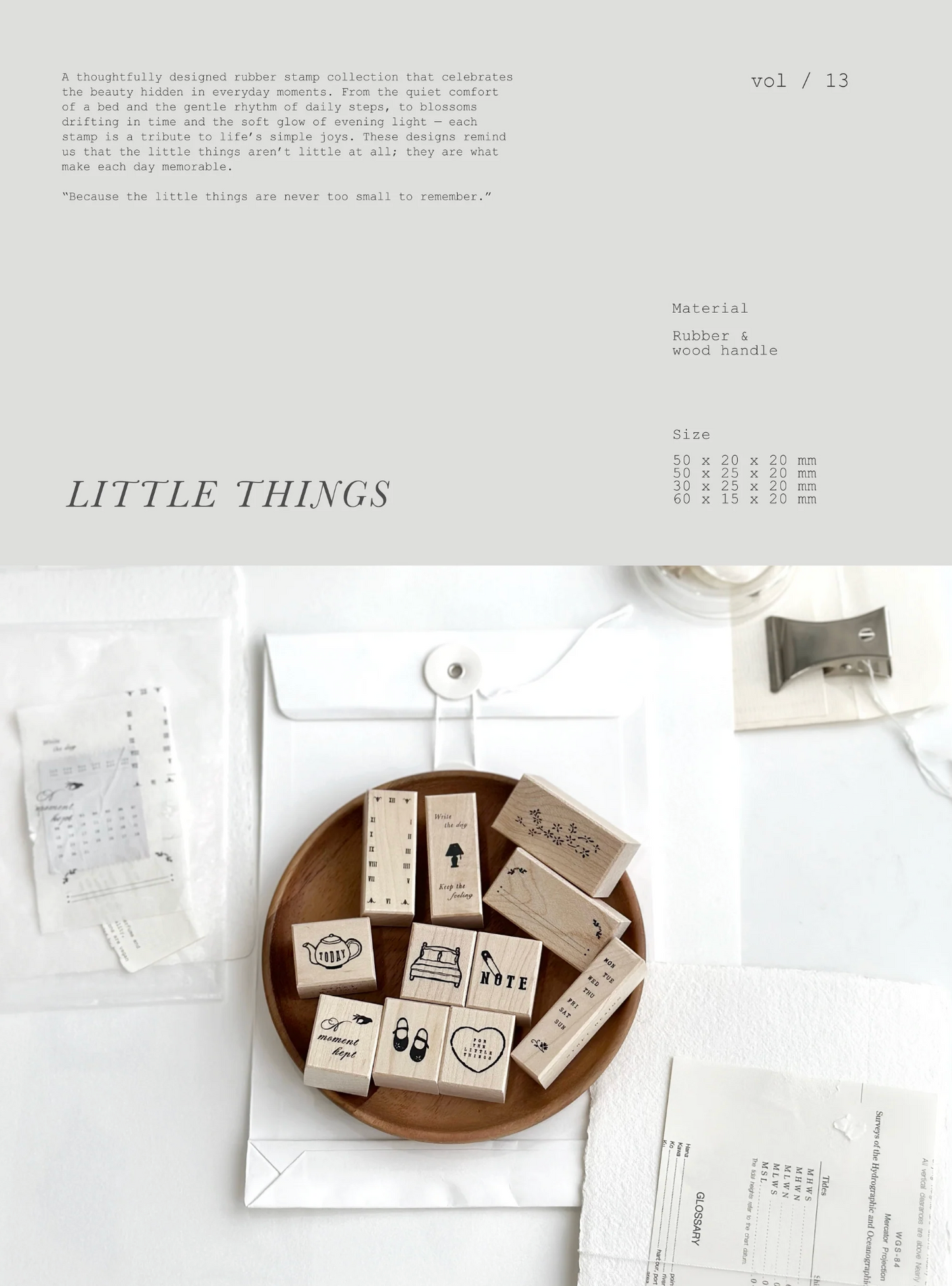 Nyret Rubber Stamps -  Vol 13 Little Things