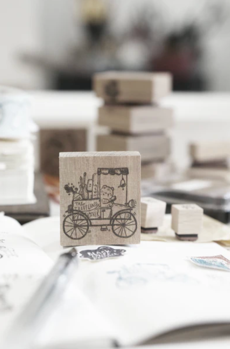 Black Milk Project Rubber Stamp - Traveling Stationer Series