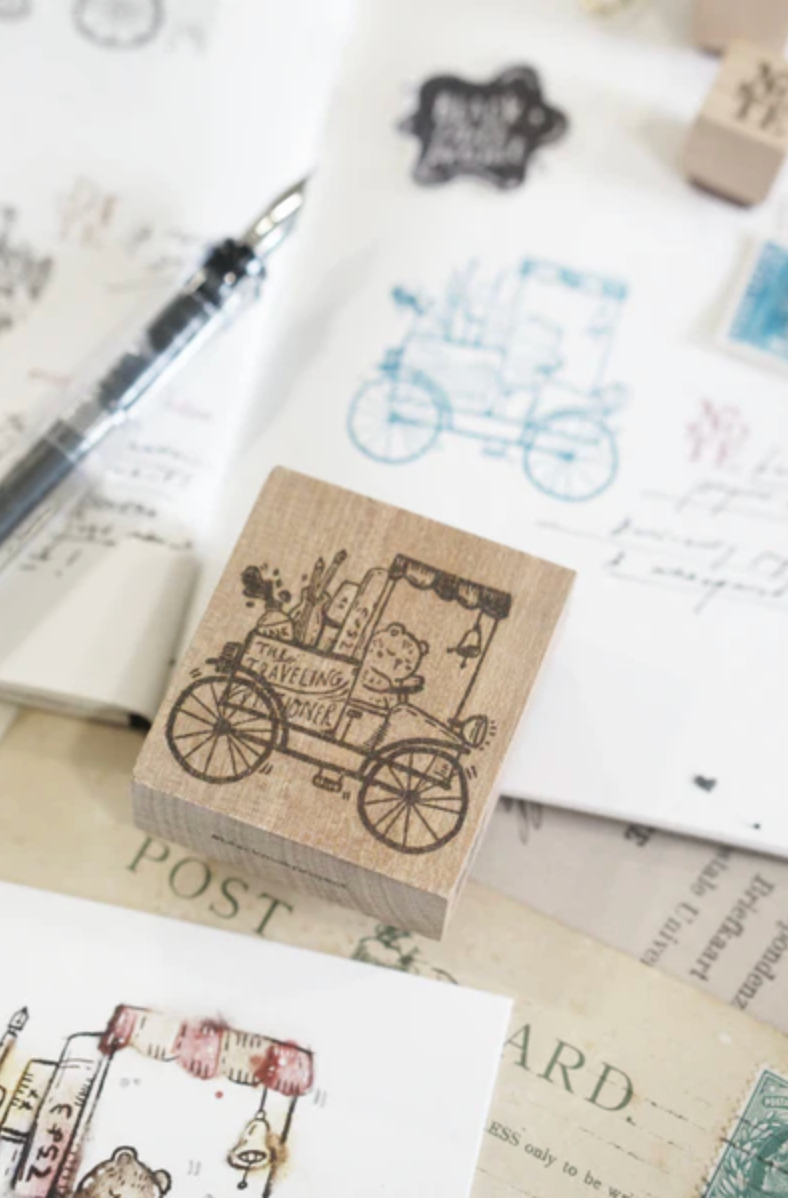 Black Milk Project Rubber Stamp - Traveling Stationer Series