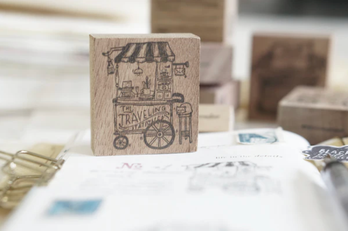 Black Milk Project Rubber Stamp - Traveling Stationer Series