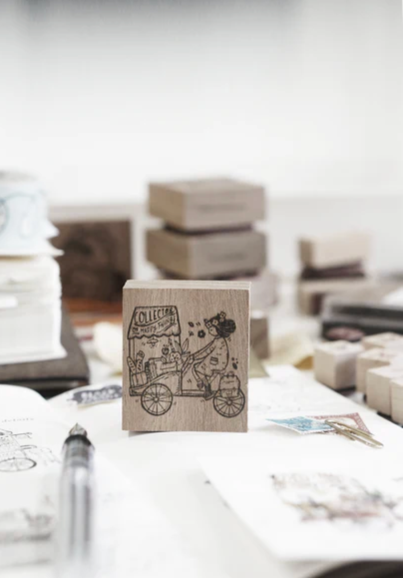 Black Milk Project Rubber Stamp - Traveling Stationer Series