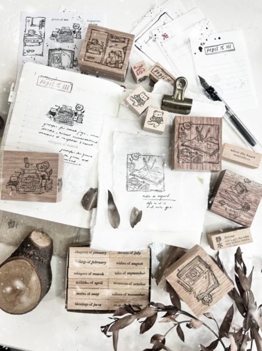 Black Milk Project Rubber Stamp - Pages of Me Series