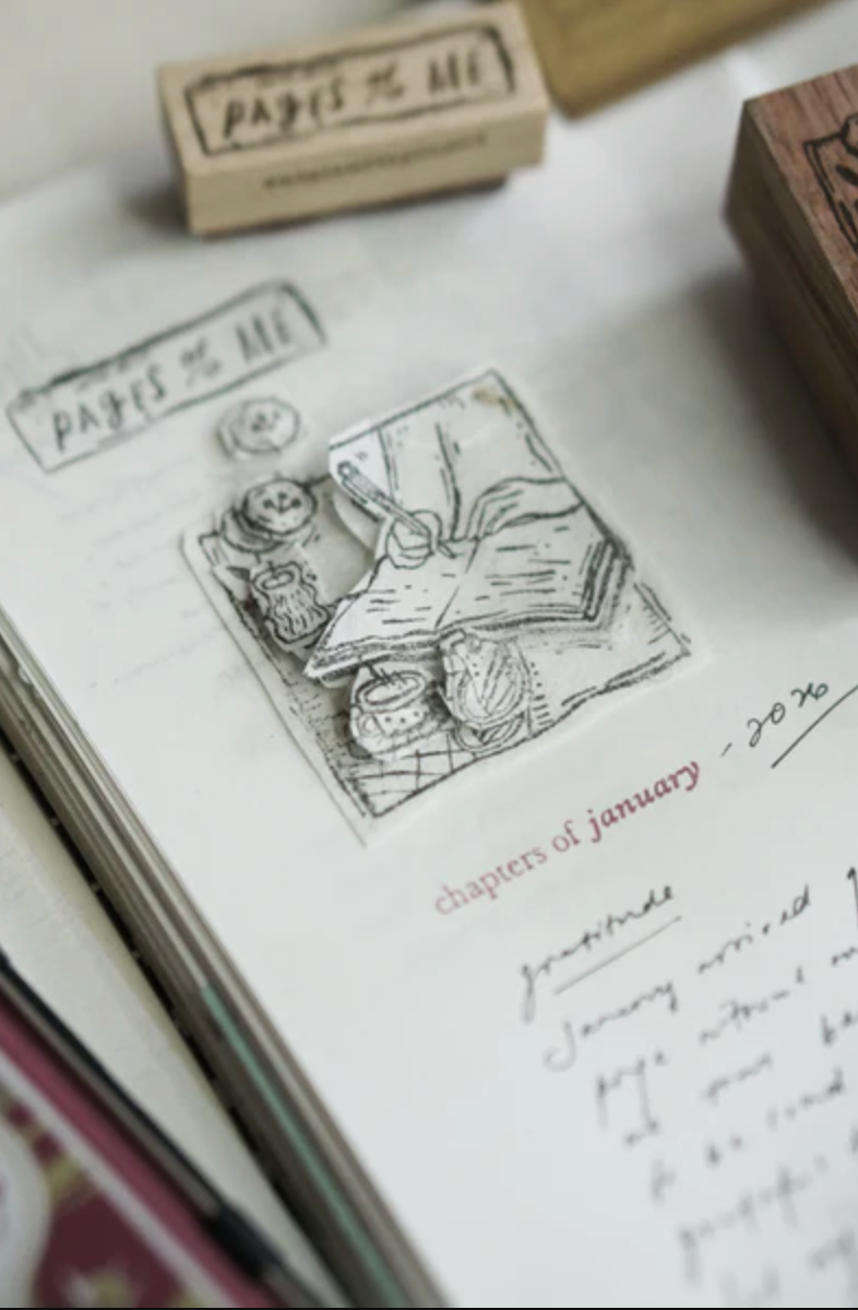 Black Milk Project Rubber Stamp - Pages of Me Series