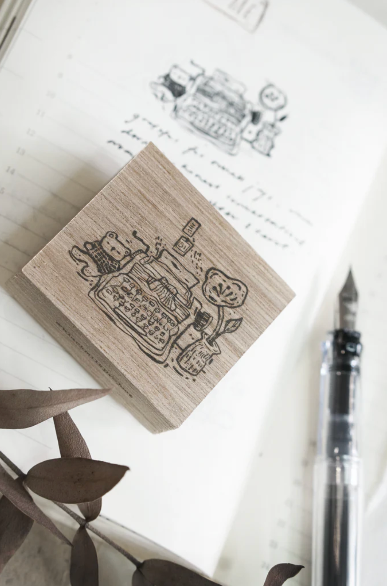 Black Milk Project Rubber Stamp - Pages of Me Series