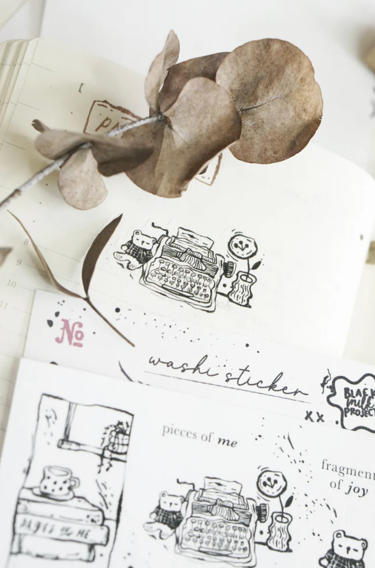 Black Milk Project Washi sticker - Pages of Me