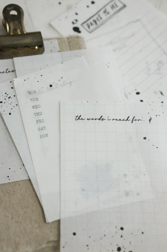 Black Milk Project Loose paper sheets - Pages of Me