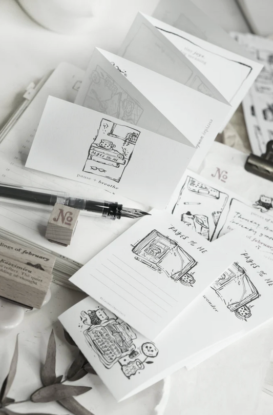 Black Milk Project Accordion Memo Sheets - Pages of Me