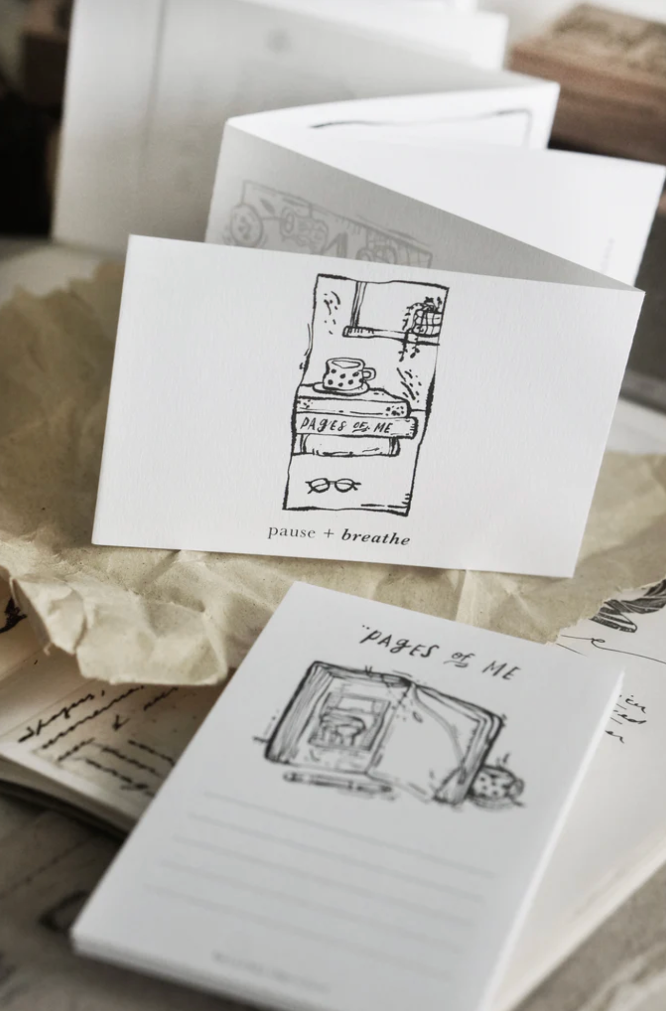 Black Milk Project Accordion Memo Sheets - Pages of Me