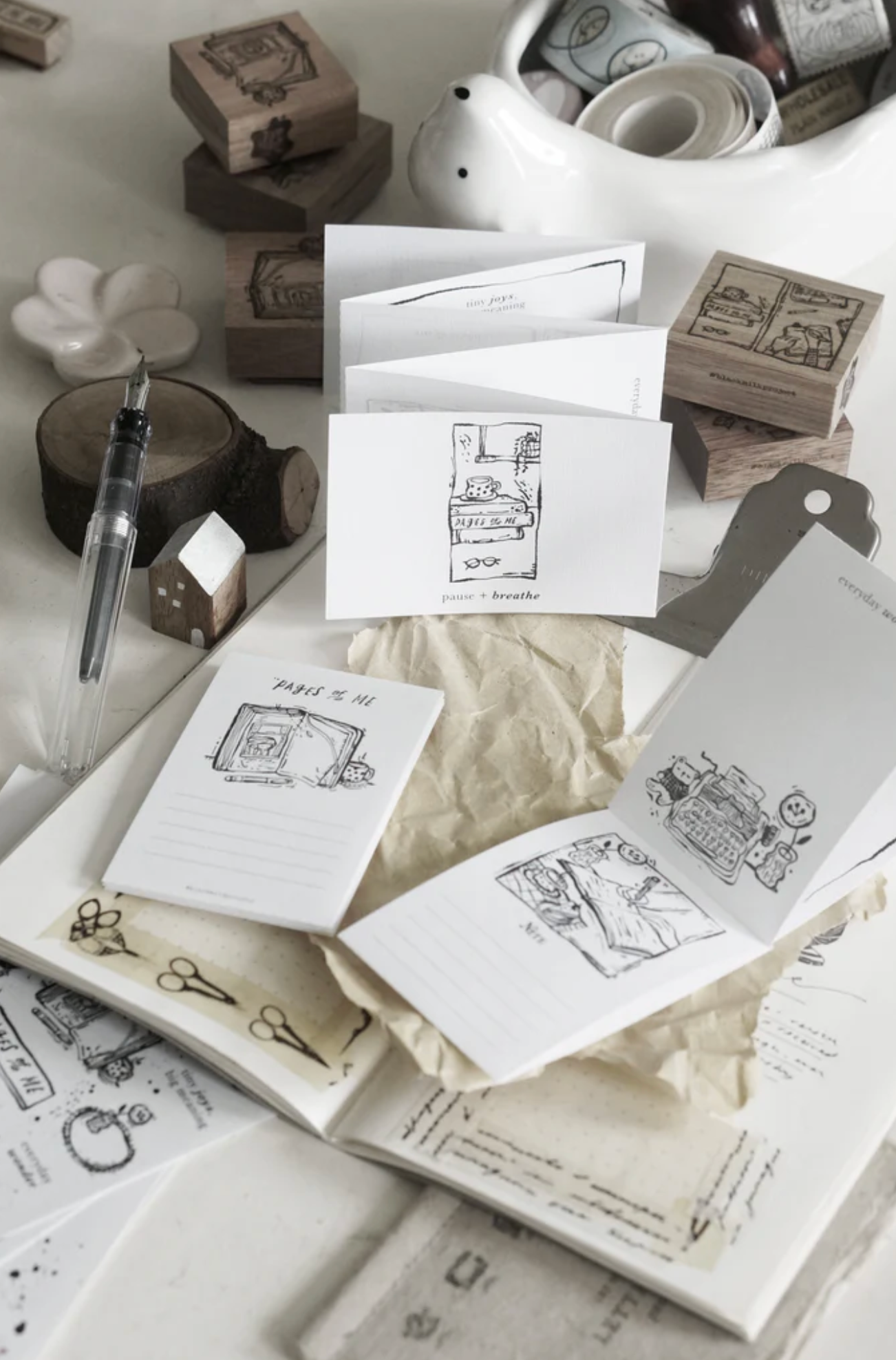 Black Milk Project Accordion Memo Sheets - Pages of Me