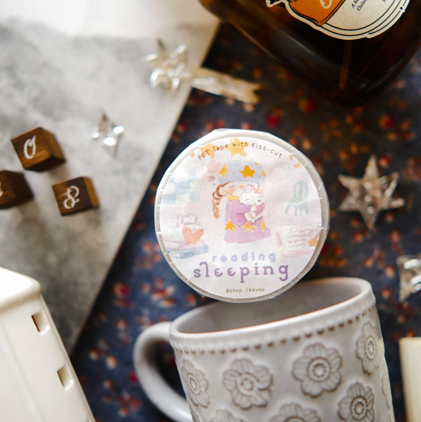 Teayou PET Tape - Reading Sleeping