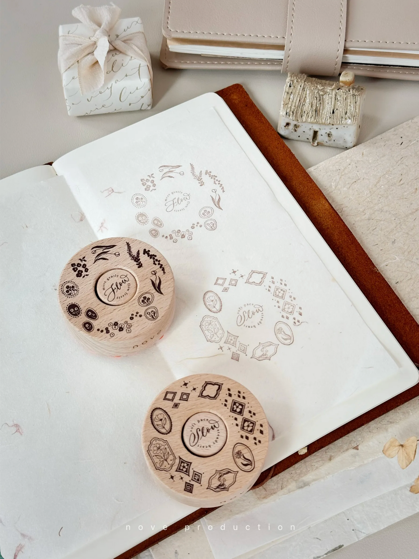 Nove Rubber Stamp Collection - a.round .04 [Flow & Slow]