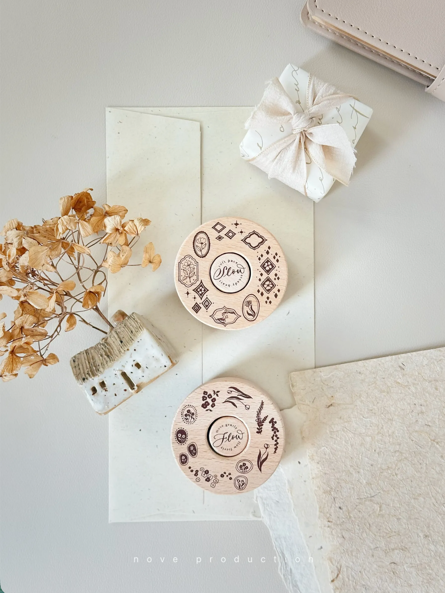 Nove Rubber Stamp Collection - a.round .04 [Flow & Slow]