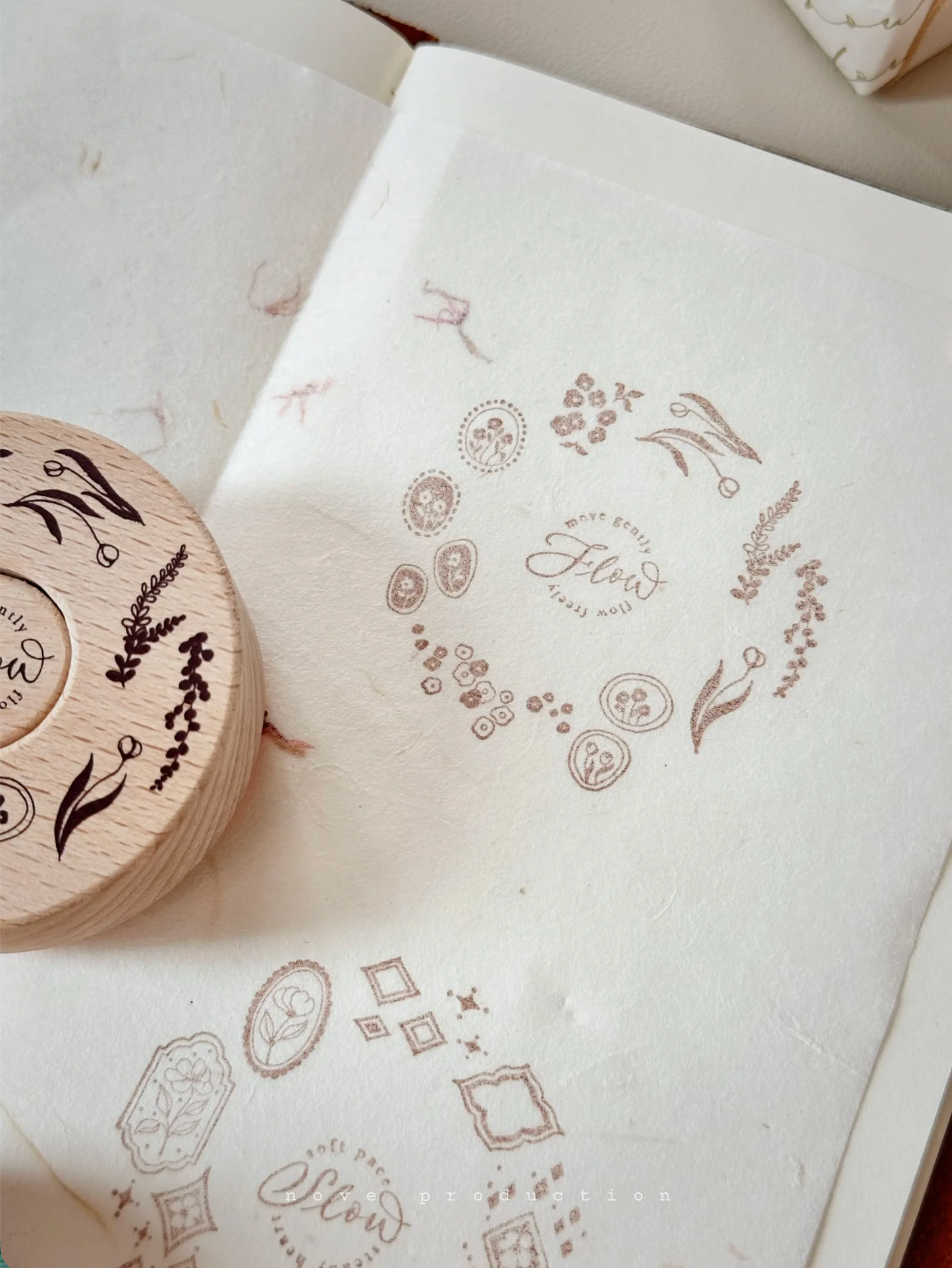 Nove Rubber Stamp Collection - a.round .04 [Flow & Slow]