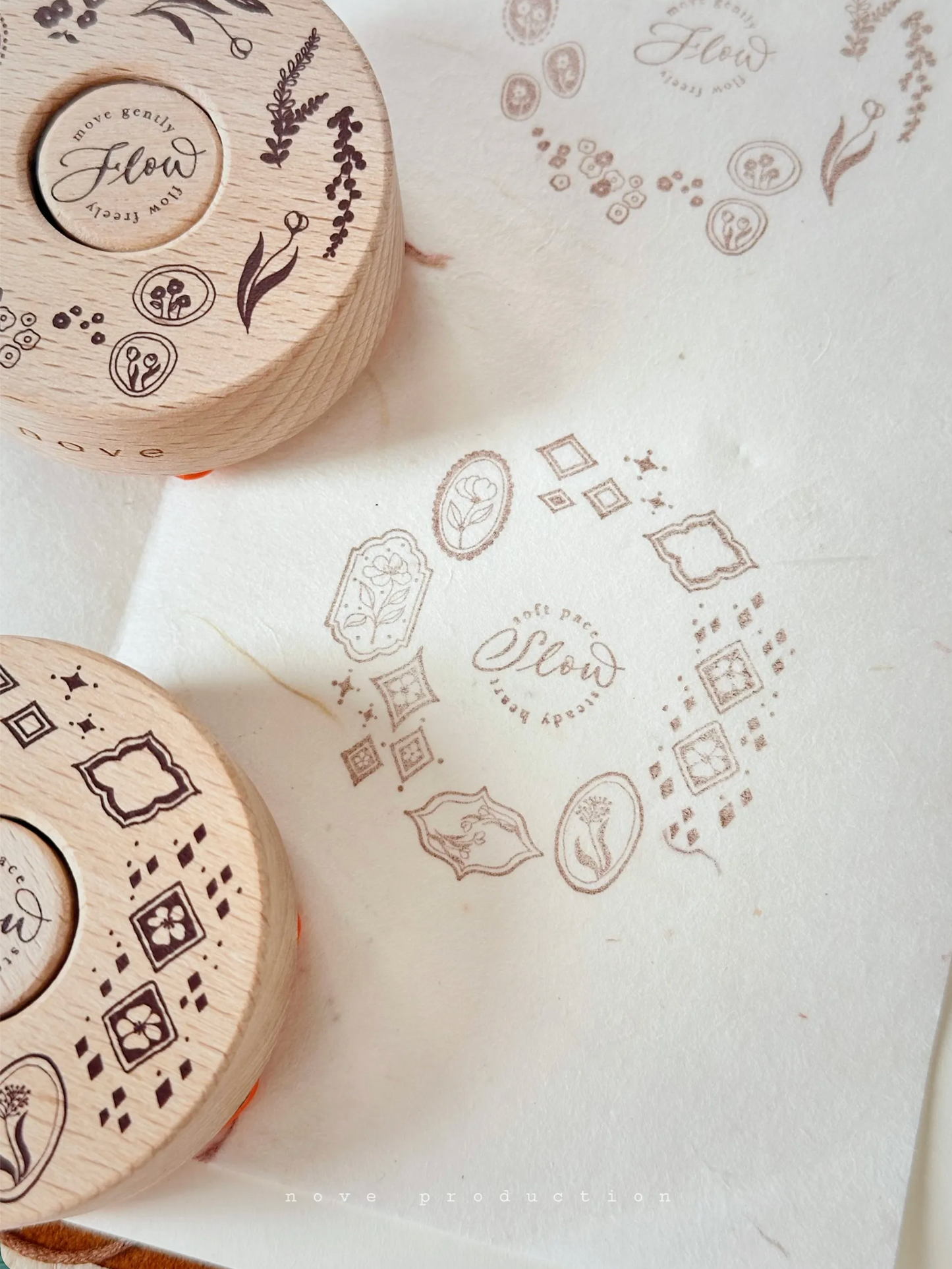 Nove Rubber Stamp Collection - a.round .04 [Flow & Slow]