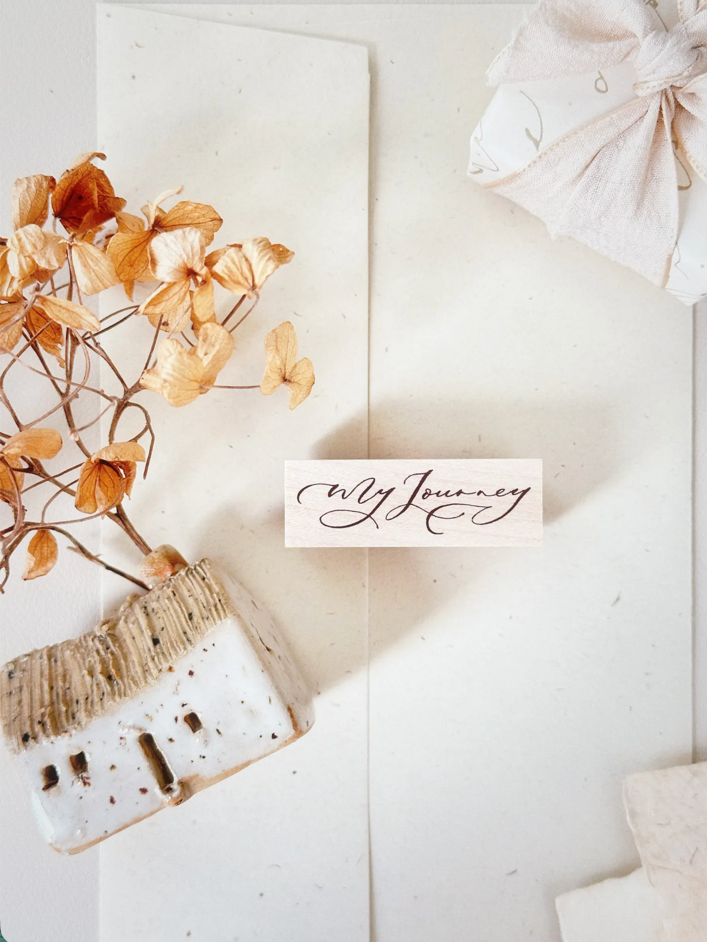 Nove Rubber Stamp Collection - Flow & Slow (Calligraphy)
