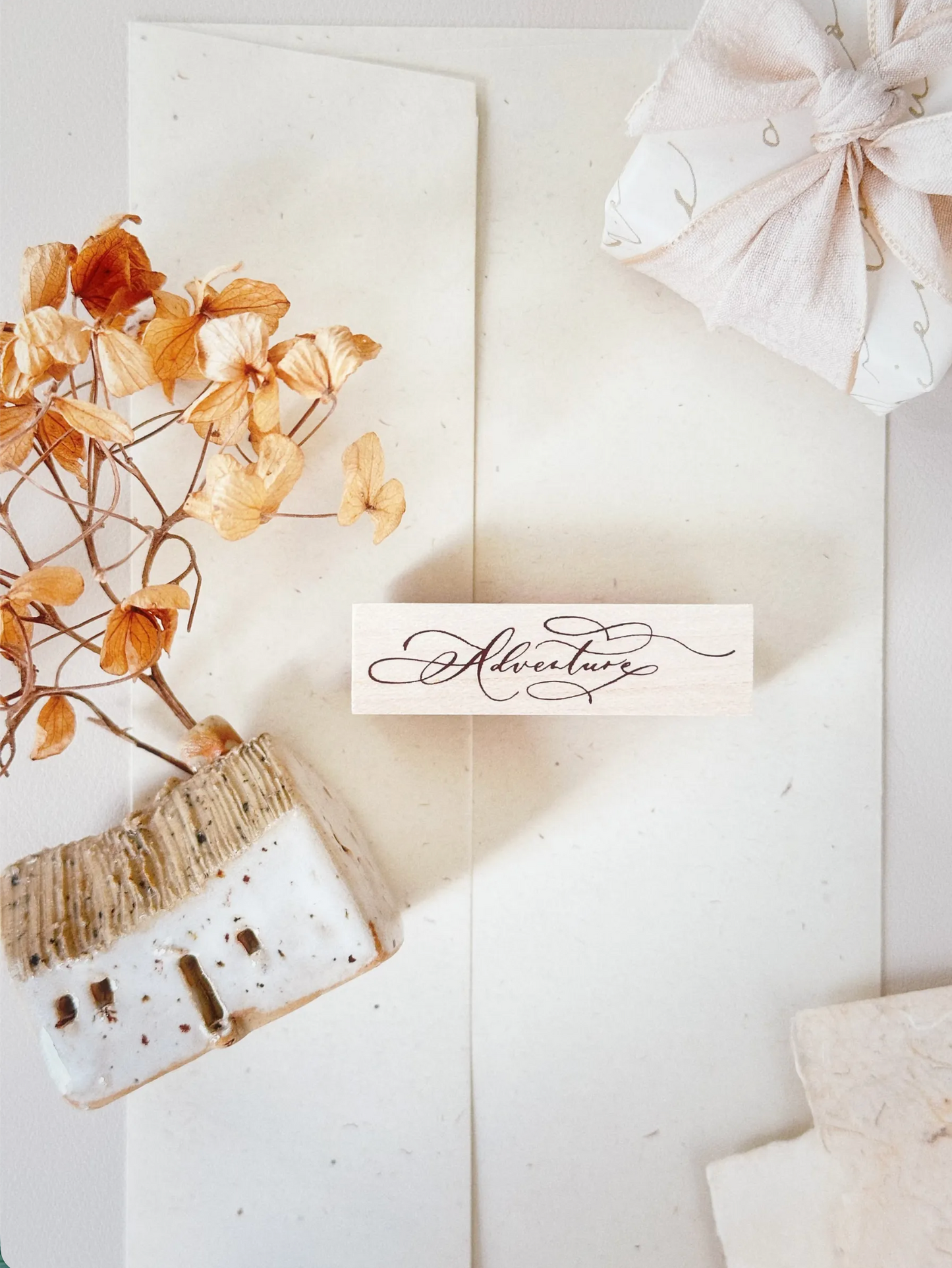 Nove Rubber Stamp Collection - Flow & Slow (Calligraphy)