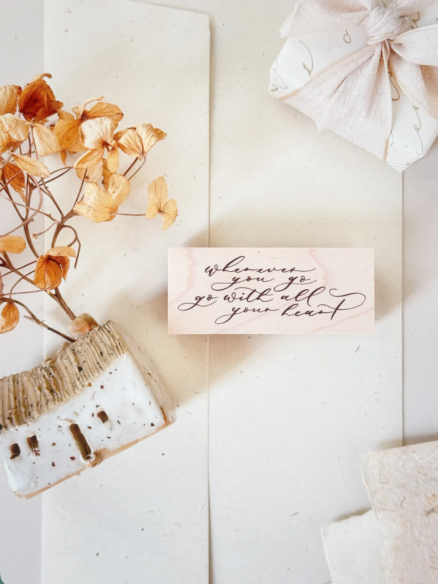 Nove Rubber Stamp Collection - Flow & Slow (Calligraphy)