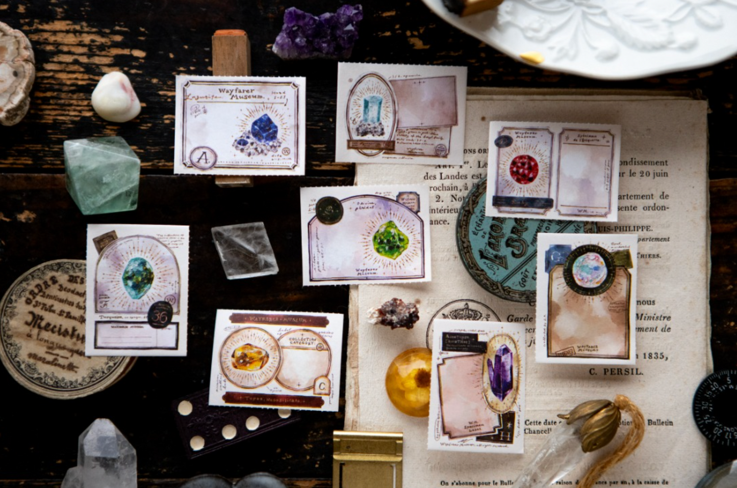 OURS Studio Message Sticky Memo - Gem Labels