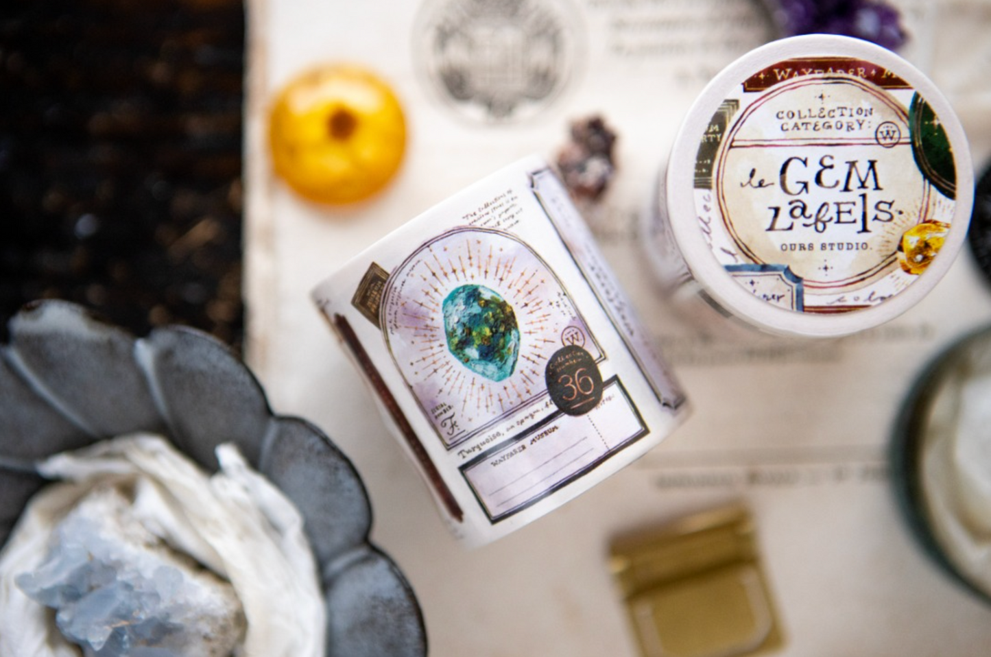 OURS Studio Message Sticky Memo - Gem Labels
