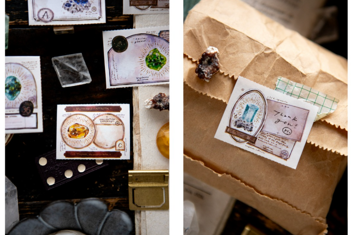 OURS Studio Message Sticky Memo - Gem Labels
