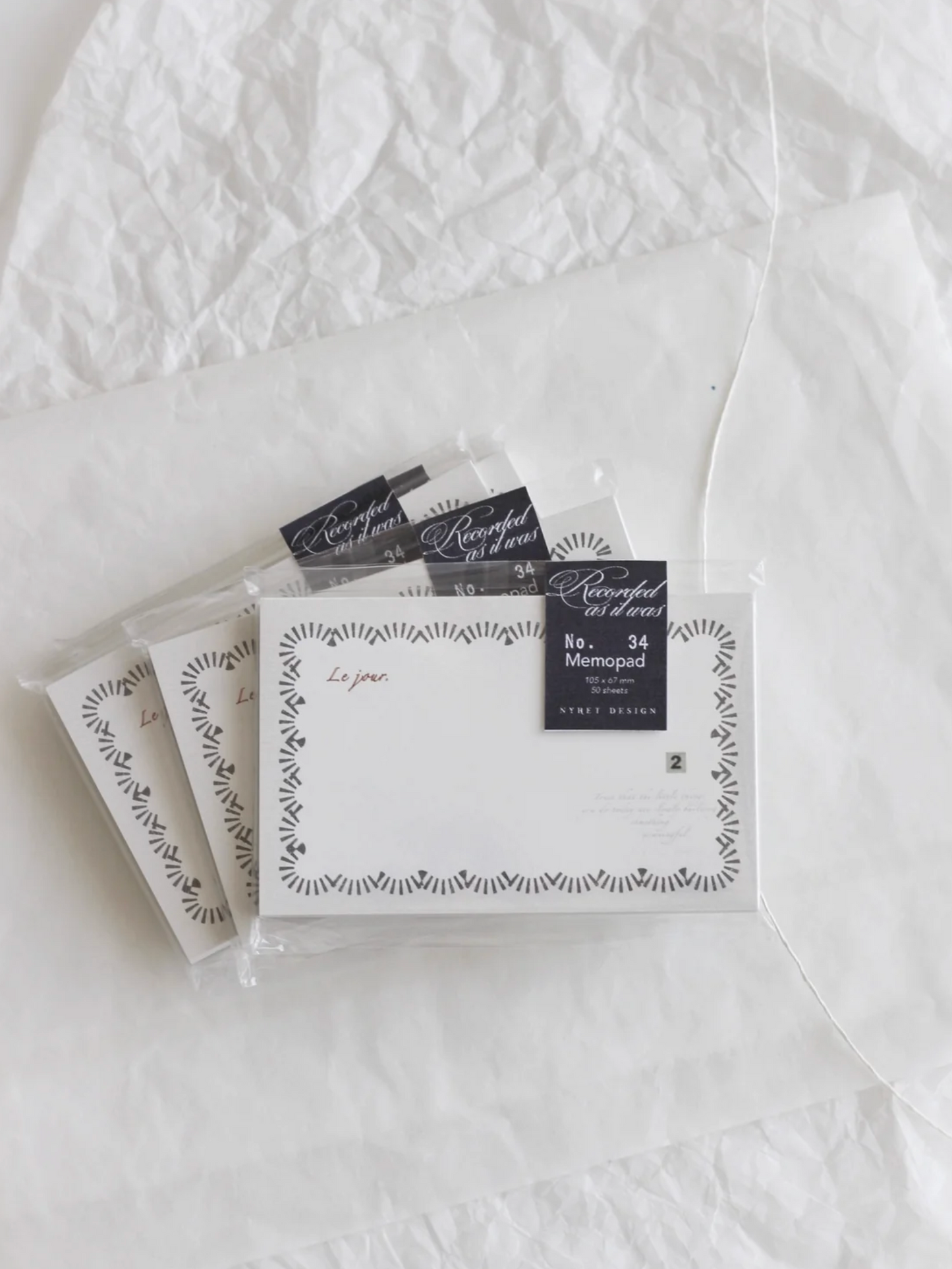 Nyret Memo Pad - 34