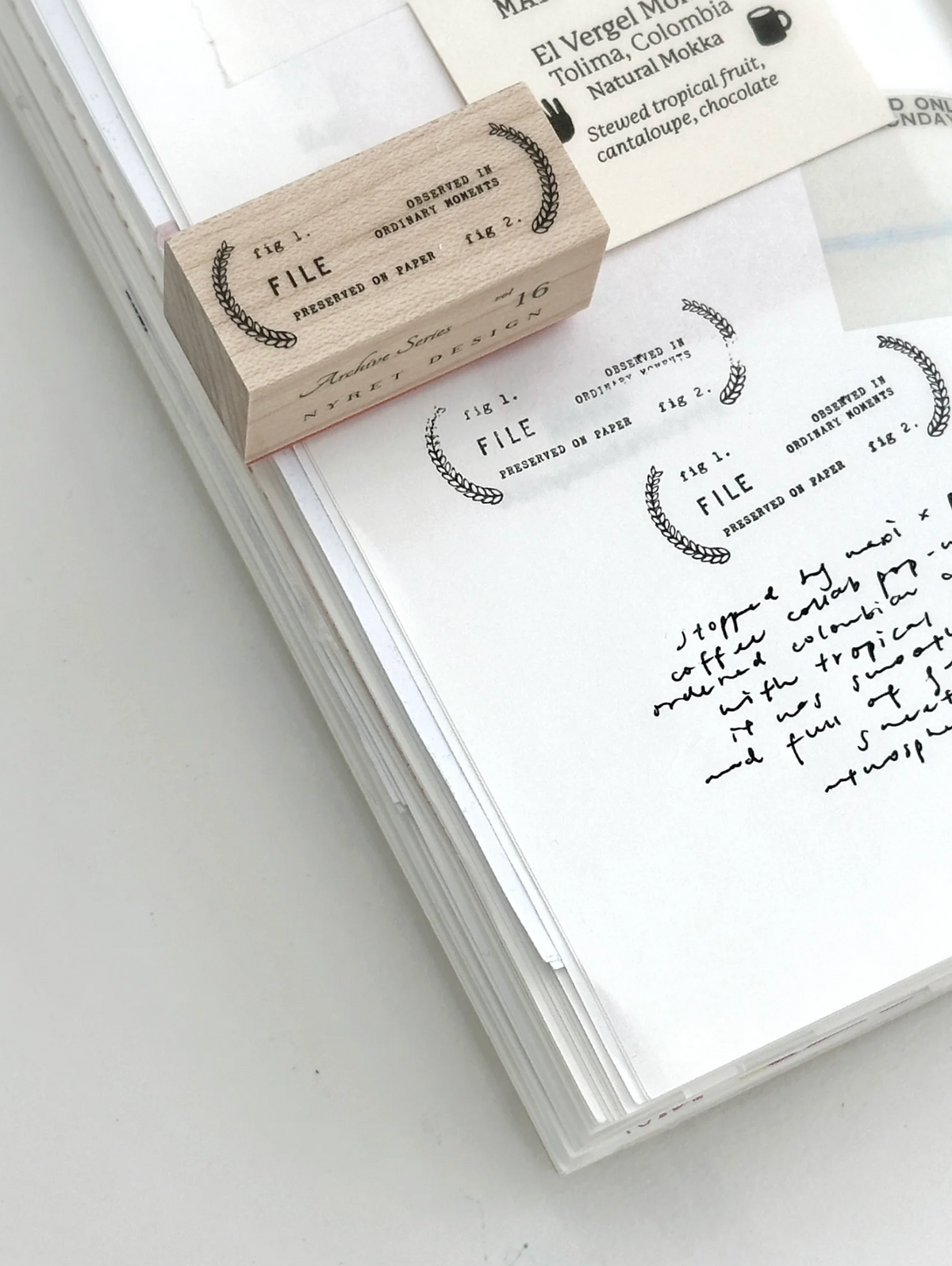 Nyret Design Vol 16 Archive Series Rubber Stamp