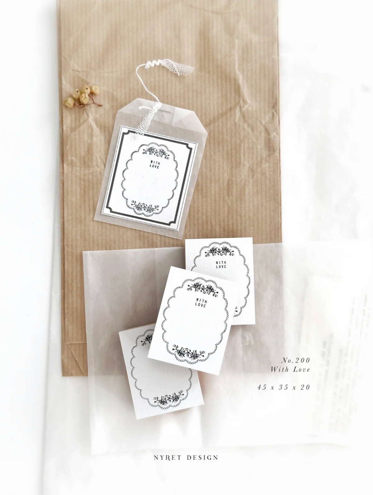 Nyret Design Vol 17 Afternoon Series Rubber Stamp