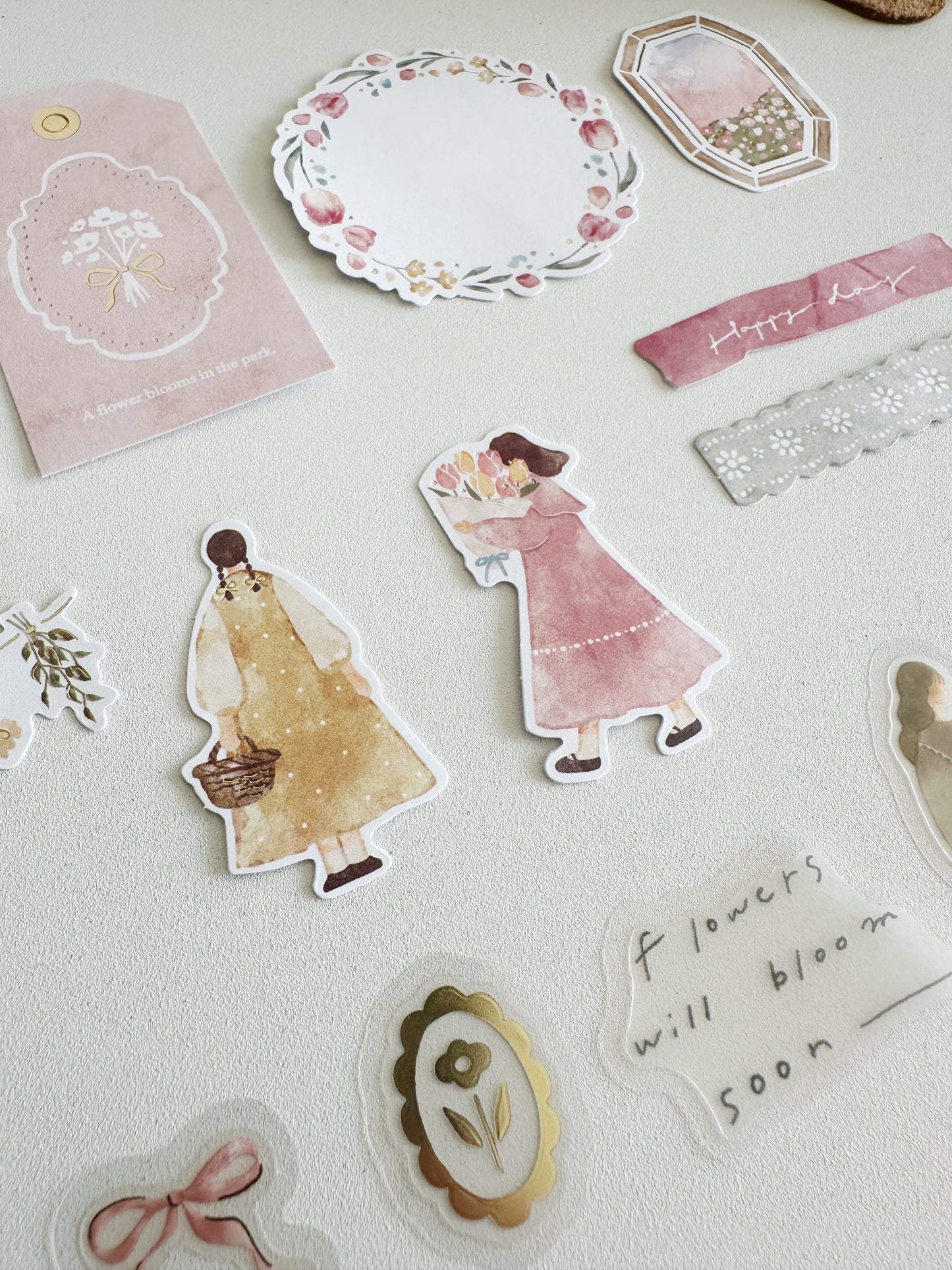 Mignon Fille Flake Sticker