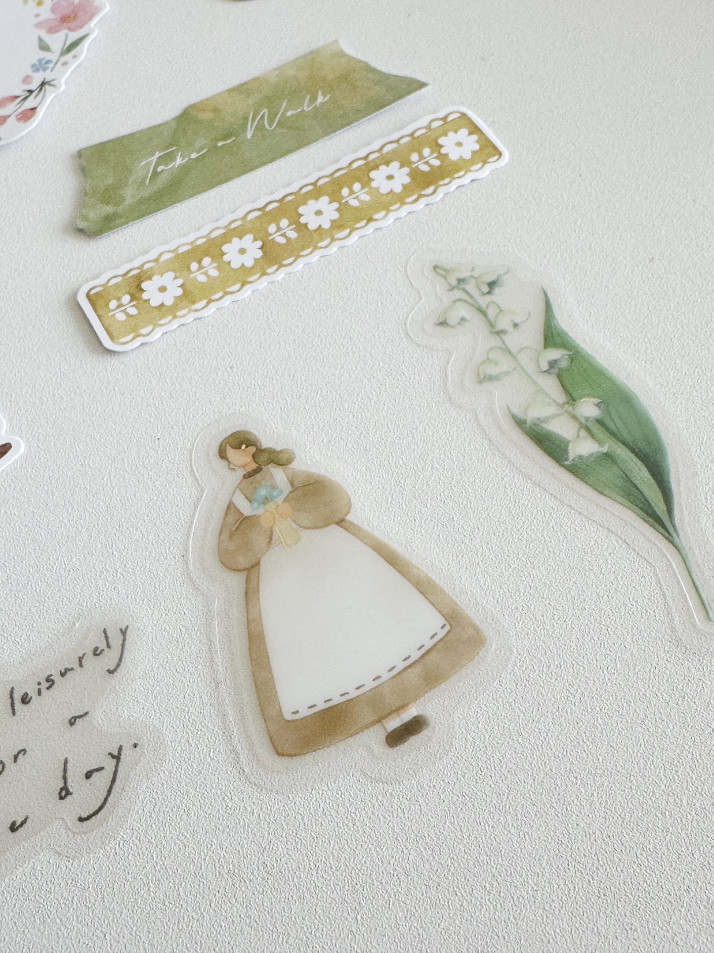 Mignon Fille Flake Sticker